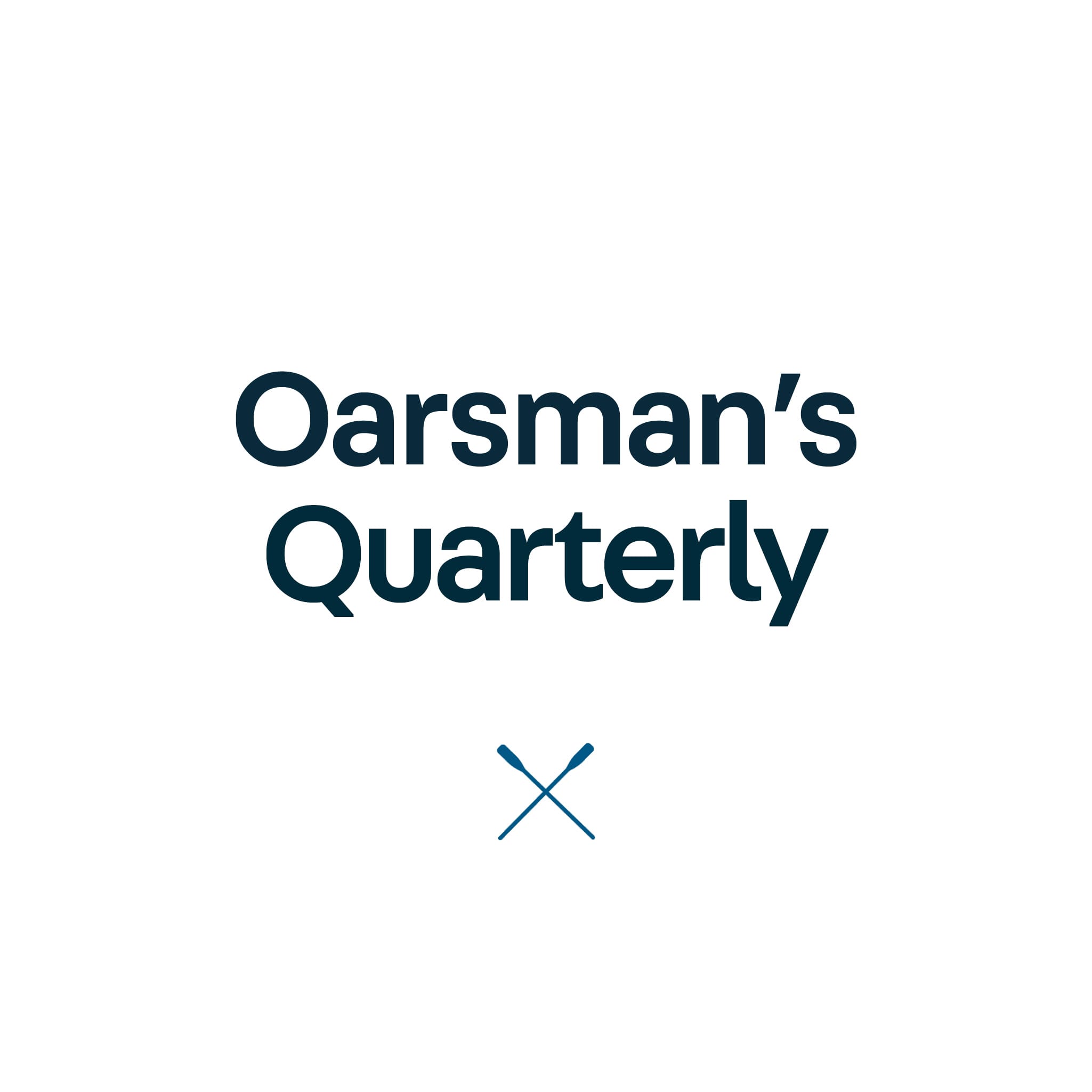 Oarsman's Quarterly Annual Subscription