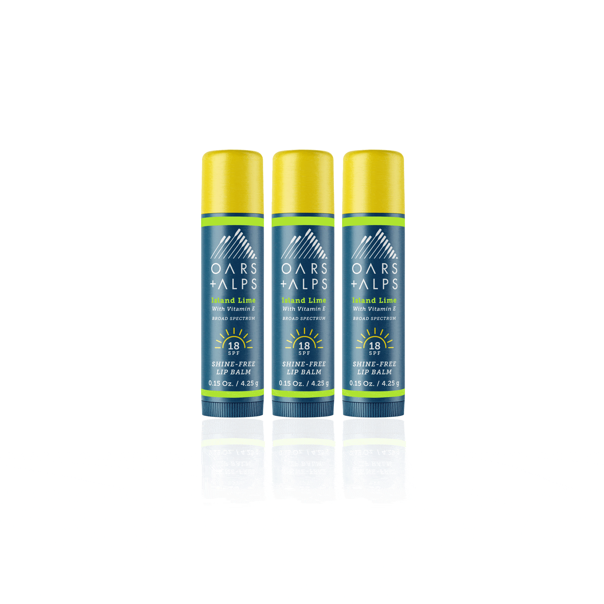 3 Pack of SPF Lip Balm Island Lime Scent